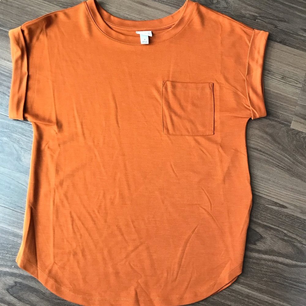 Burnt Orange Muscle T-shirt